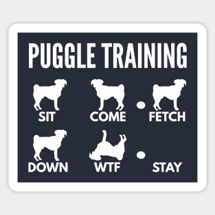 Puggle Training Puggle Dog Tricks Sticker